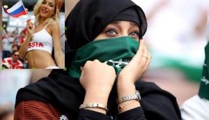 FIFA World Cup 2018: Saudi female supporters wear veils while Russia fans flaunt their body