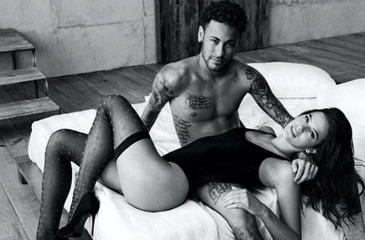 Brazilian footballer Neymar's sexy girlfriend Bruna Marquezine strips off for erotic sex scenes in TV show