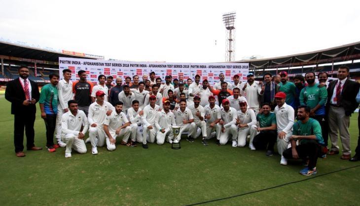 india afghanistan Historic Test trophy