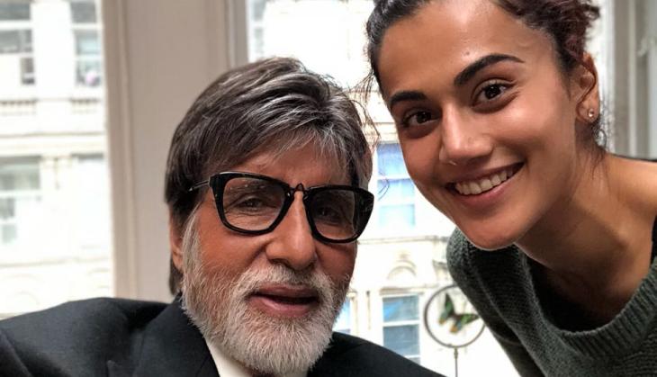 Badla: Taapsee Pannu and Amitabh Bachchan's first picture from the sets out