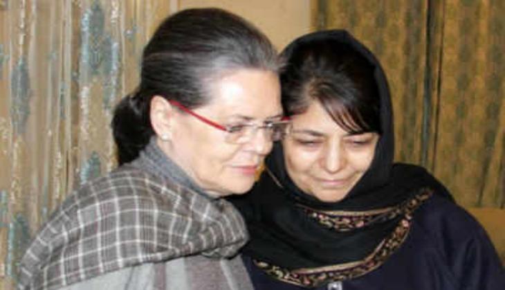 Mehbooba Mufti Rahul Sonia gandhi