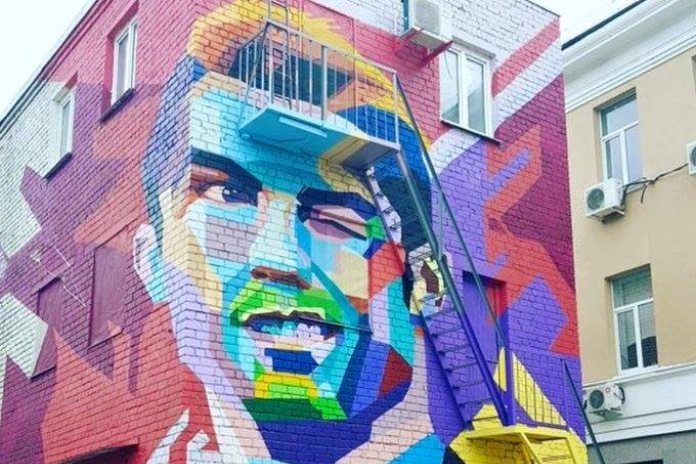 FIFA World Cup 2018: See the artistic murals of Lionel Messi, Cristiano Ronaldo, Neymar and others