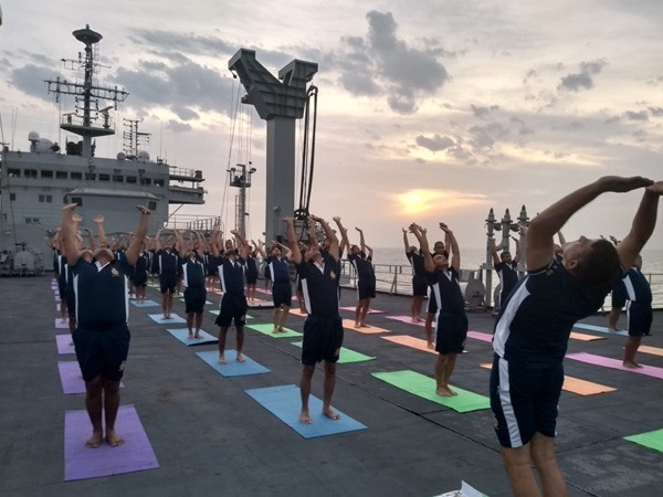 Defence forces celebrate International Yoga Day from Ladakh to Bay of Bengal