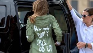 Melania Trump wears ‘I really don’t care, do u?’ coat on visit to migrant children, sparks controversy
