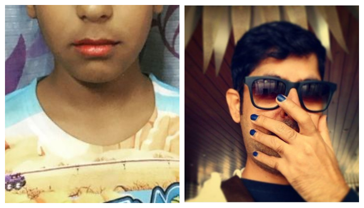 Boys can you wear lipstick like this 9-year-old boy who has become a trendsetter on social media?