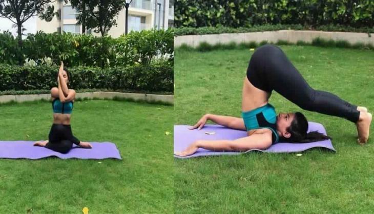 hina khan Yoga