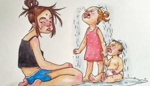 Life as a mom: Artist depicts funny and adorable side of being a mother