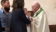 Shocking! Priest slaps crying baby during baptism; watch video