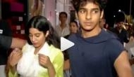 Dhadak couple Ishaan Khatter and Janhvi Kapoor are very protective for each other and we have a proof of it, see video