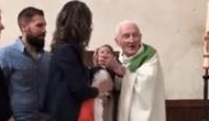 Father Jacques Lacroix, 89, suspended for slapping a baby during a baptism suspended from Church duties