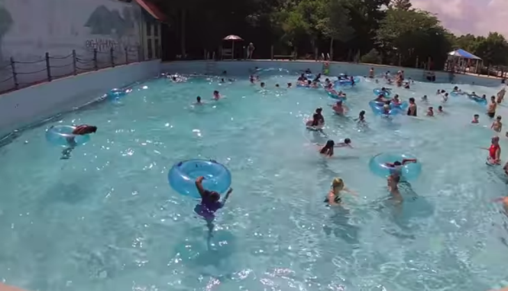 Girl Drowning in pool