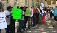 Baloch activists in London protest against atrocities of Pak Army in Balochistan