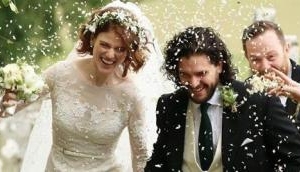 In pictures: Game of Thrones costars Kit Harington and Rose Leslie tied knot in Scotland 