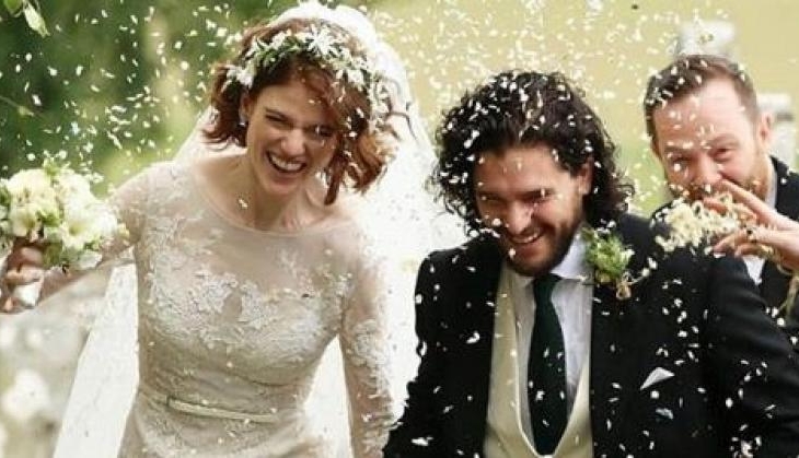 In Pictures Game Of Thrones Costars Kit Harington And Rose Leslie Tied Knot In Scotland Catch