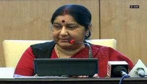 Sushma Swaraj: 'No talks with Pakistan unless it acts against terror groups operating from its soil'