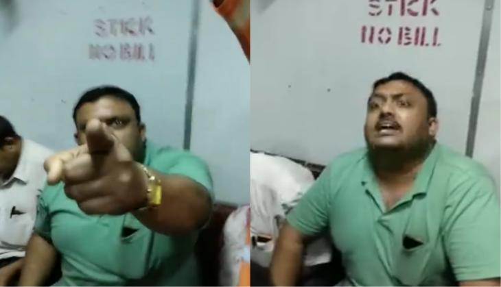  Video: West Bengal Couple asks for seat, man says 'go home and sit on each other's lap'; threatens girl 'do not come wearing such clothes' in the train