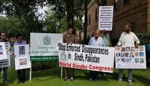 World Sindhi Congress protests in U.S. against enforced disappearances in Pakistan