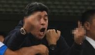 Watch: Maradona making obscene gesture after Argentina win