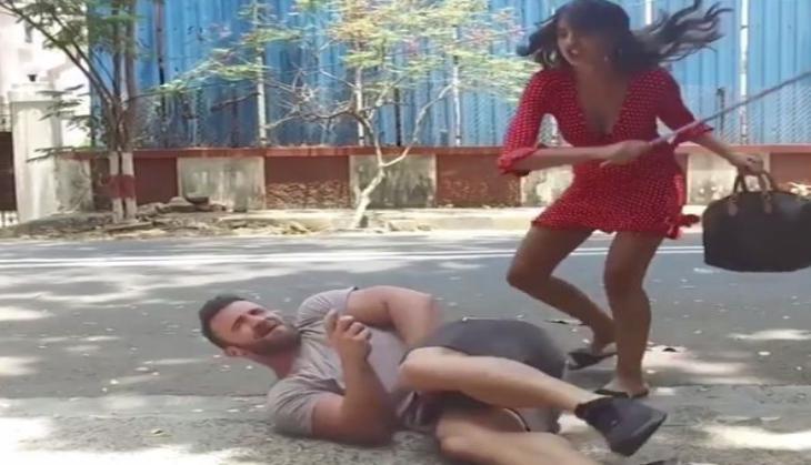 Nora fatehi Beaten Man
