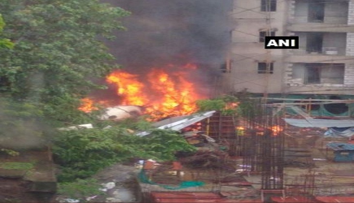 Mumbai plane crash: CCTV installed in Ghatkopar building captures the moments of the chartered plane crash that killed 5; see video