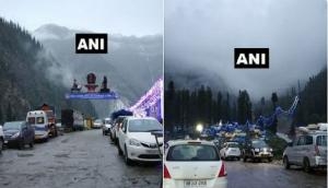 First Batch of Amarnath Yatra pilgrims halted due to heavy rainfall