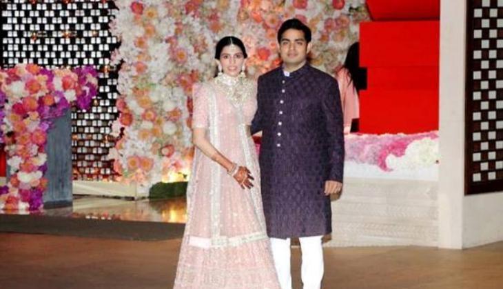 Akash Ambani and Shloka Mehta