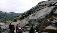  Landslide blocks Manali-Leh highway