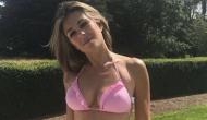 Check out Liz Hurley covers her breast with a hat; shares sizzling topless snap on Instagram