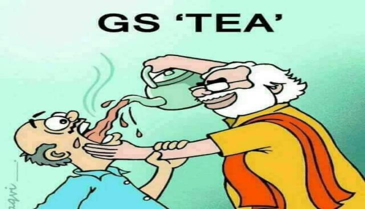 GST Day: BJP celebrates Goods and Services Tax's first anniversary; Tweeple calls it 'GS-Tea, a kadvi chay'