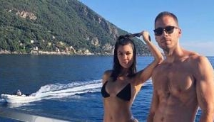 Kourtney Kardashian wore skimpy bikini on vacation with her boyfriend in Italy