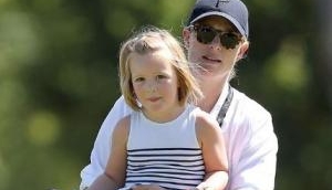 Queen Elizabeth‘s granddaughter Zara Tindall steps out to cheer husband Mike Tindall at golf tournament