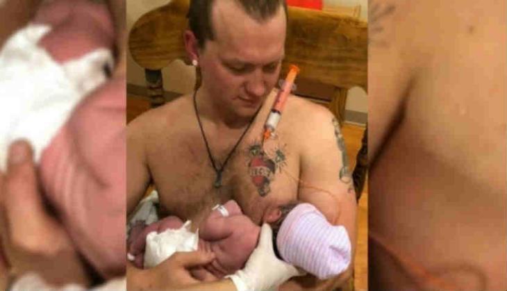 Man Breastfeeding