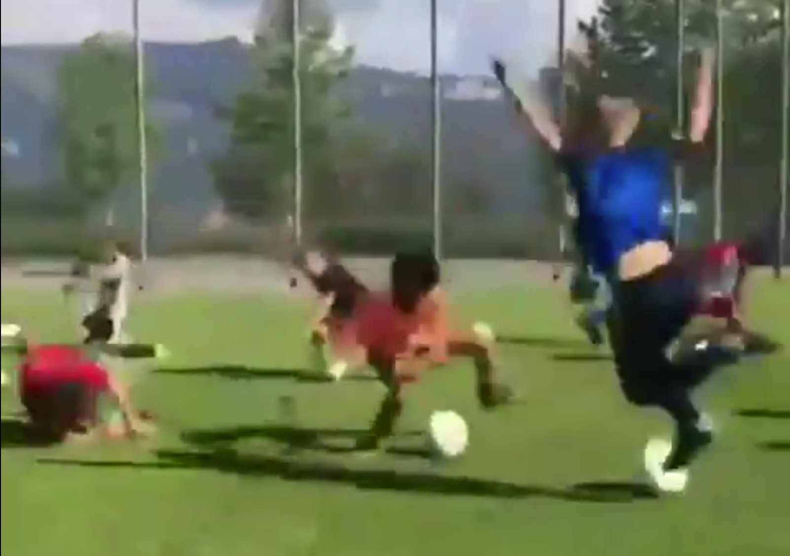 Watch video: Children try Brazil striker Neymar’s ‘injury stunt’ and it’s amusing