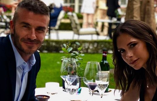 Victoria and David Beckham celebrate 19th wedding anniversary drinking wine worth up to '£1000'
