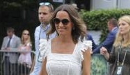 Pregnant Pippa Middleton looks elegant in white at Wimbledon