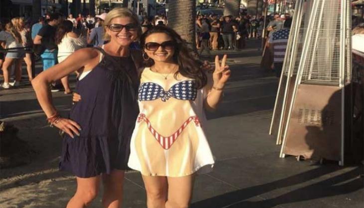 Preity Zinta wear american style bikini