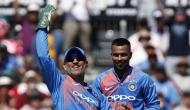 MS Dhoni reacts to Hardik Pandya's version of 'Helicopter Shot': Watch Video