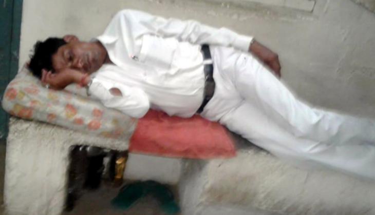 Station Master Sleeping