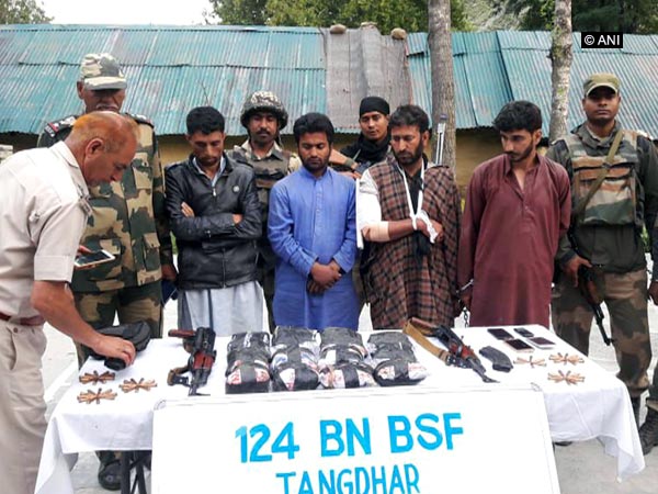 4 held with arms, contraband drugs in Jammu and Kashmir