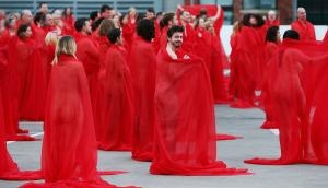 Hundreds of Australians shed off in Melbourne for Spencer Tunick's mass nude photos
