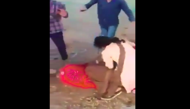 woman beaten