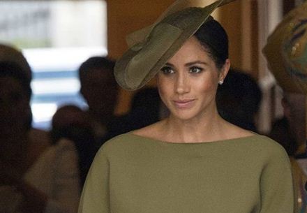 Meghan Markle, Duchess of Sussex wears Ralph Lauren to Prince Louis' christening