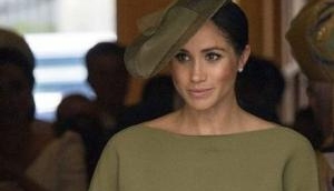 Meghan Markle, Duchess of Sussex wears Ralph Lauren to Prince Louis' christening