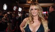 Adult film star Stormy Daniels strips near White House while Donald Trump chose Brett Kavanaugh as Supreme Court nominee