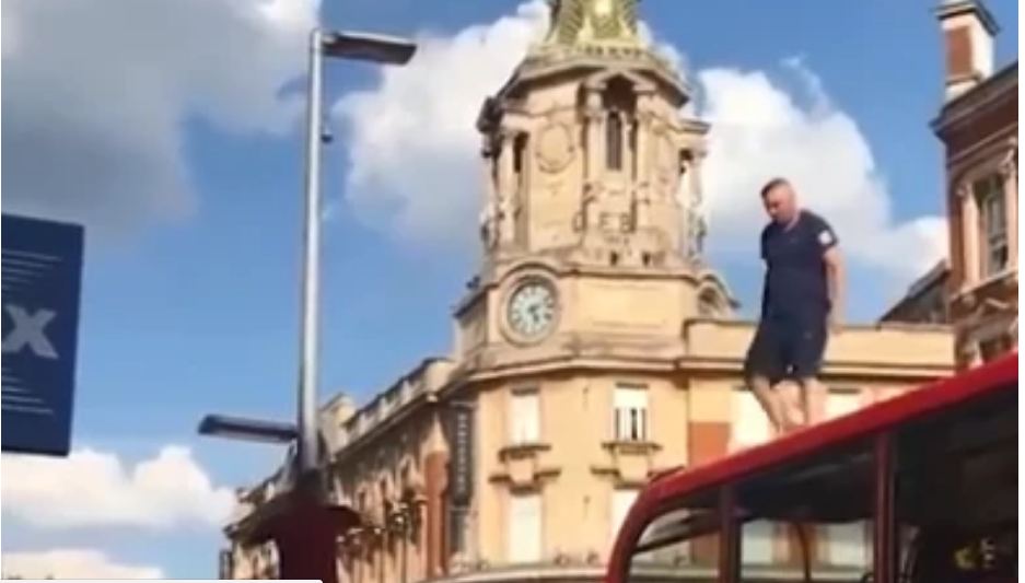 FIFA World Cup 2018: Watch, team England fan dramatically smashed through a bus stop