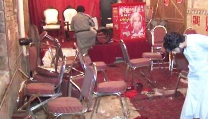 Peshawar blast anp leader