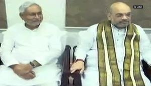 With seat-sharing on mind, Amit Shah, Nitish Kumar meet over breakfast