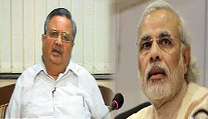 PM modi-raman singh