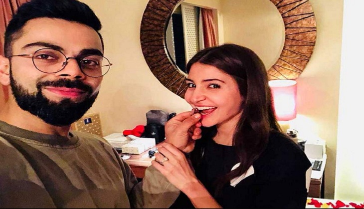 Virat Kohli shared a kissing picture with Anushka Sharma; fans trolled him for hairstyle and said ‘bal ud gaye bhai k?’
