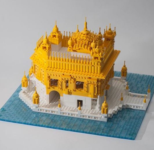 Spectacular! See Londoner’s viral lego version of the Golden Temple left people mesmerised